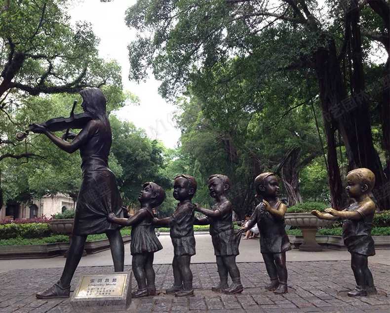 銅人物雕塑，銅小孩雕塑
